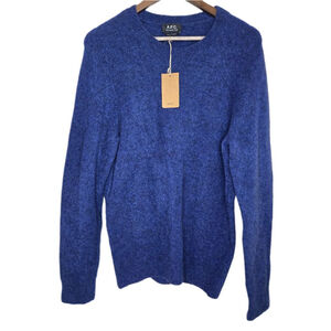 Men's A.P.C. Sweater wool blend Blue Diego sweater pullover